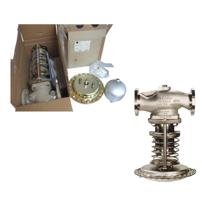 Erdgas-Schlitten mit Samson 41-23 Edelstahl selbstbetriebenes Drucksenkende Ventil