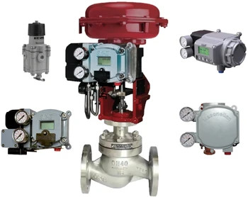 Masoneilan Positioner SVI2 und BURKERT Solenoidventil für chinesische Pneumatik-Steuerventile
