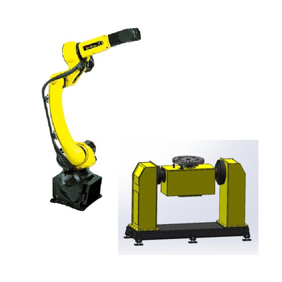 FANUC Roboter M-10iD/12 von 6 Achsen Industrieroboterarm mit CNGBS Schweißpositionierer für das Schweißen