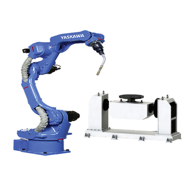 6 Achsen Arm Roboter Yaskawa AR1440 mit CNGBS Schweißpositionierer für Mig Schweißroboter Automatisierung