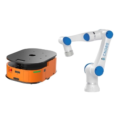 Mobiler AGV-Roboter Q2L-300A mit CNGBS Cobot-Roboter für die automatisierte Materialbearbeitung als AGV