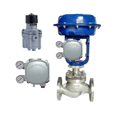 Steuerventil mit GE Masoneilan Digital Valve Positioner SVI Serie mit Display und Hart Kommunikation