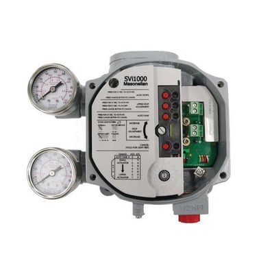 Rotork Fairchild Typ 21 pneumatisches Relais und Masoneilan SVI1000-Reihe pneumatischer Positionierer, SVI1000/G, 4-20mA/HART Kommunikation digitaler Ventilpositionierer.