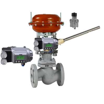 Chinesisches Pneumatisches Steuerventil mit Original MASONEILAN Modell Pneumatischer Positionierer SVI3 und Regulator 78-40 auf Lager