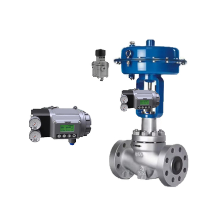 Grauer Masoneilan SVI3 AP Smart Valve Positioner mit Hart Kommunikation und Regler 78-40 für Steuerventil auf Lager