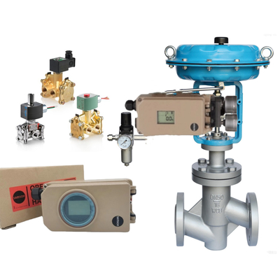 Asco Magnetventile W/ Samson 3730-3 Digitale Positionierer und chinesische Pneumatikventilkörper für Samson Flow Control Valve