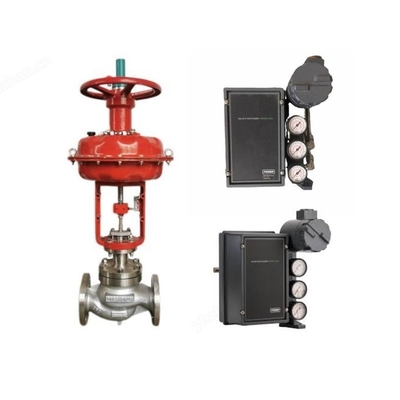 Genaue Drosselung Fisher 3620J Elektropneumatische Ventil Positionierer mit Fisher Regulator und ASCO Magnetventil
