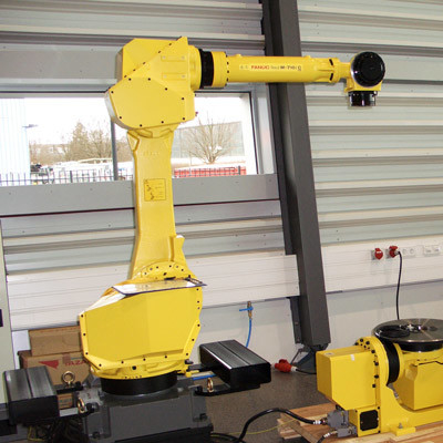 Roboter-Palletizer FANUC M-710iC/70 Glas-Vakuum-Lifter-Handling-Maschine Roboter Flüssigkeits-Handling-Roboter