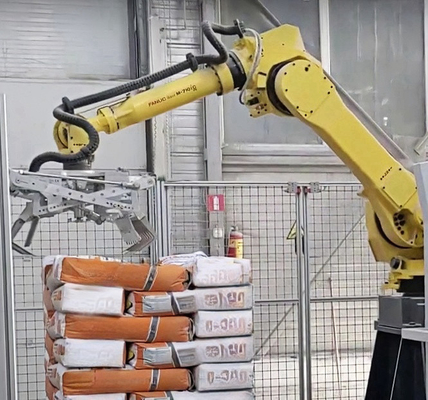 Roboter-Palletizer FANUC M-710iC/70 Glas-Vakuum-Lifter-Handling-Maschine Roboter Flüssigkeits-Handling-Roboter