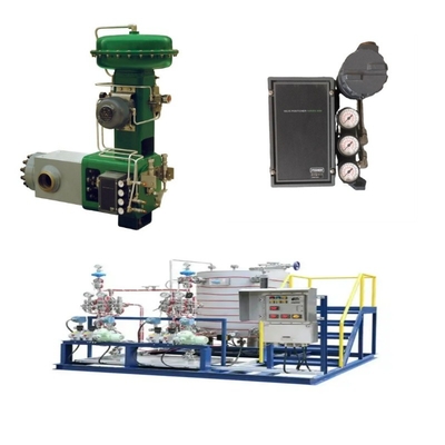 Druck- / Durchflussregelung mit Fisher 1052/2052 Aktor und DVC6200 3610J Ventil Positionierer