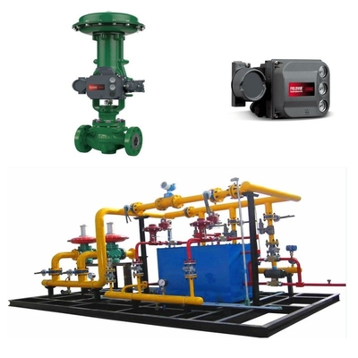 Druck- / Durchflusssteuerungsschleife mit Fisher-Steuerung ET/EZ und 657/667 Pneumatische Aktoren DVC6200 Ventilpositionierer