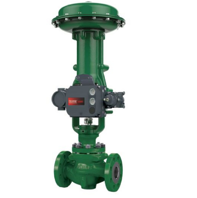 Druck- / Durchflusssteuerungsschleife mit Fisher-Steuerung ET/EZ und 657/667 Pneumatische Aktoren DVC6200 Ventilpositionierer