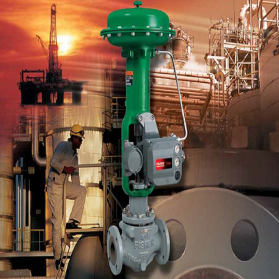 Druck- / Durchflusssteuerungsschleife mit Fisher-Steuerung ET/EZ und 657/667 Pneumatische Aktoren DVC6200 Ventilpositionierer