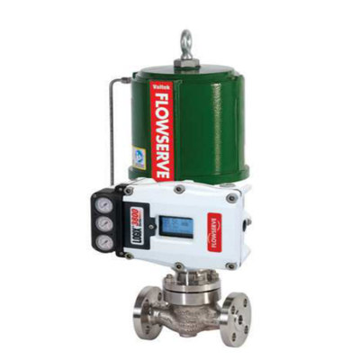 Druckminderung Regulierungsrutschen sind mit Flowserve Steuerklappen Aktuator Logix 3800MD Positioner ausgestattet