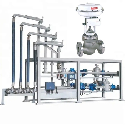 Drucksenkende und Überhitzungsstation mit Flowserve-Ventil-Aktor und Flowserve-Ventil-Positionierer 520md Logix