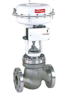 Drucksenkende und Überhitzungsstation mit Flowserve-Ventil-Aktor und Flowserve-Ventil-Positionierer 520md Logix