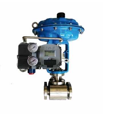 Edelstahl Kontrollventil verwendet Masoneilan SVI2-21123121 Ventil Positionierer und Fisher SR5 Sanitäre Regulator