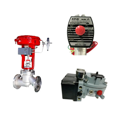 China Steuerventil mit Masoneilan SVI2-21113121 Ventil Positionierer und Emerson Asco L339 Universal Solenoidventil