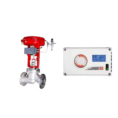 Pneumatisches Steuerventil mit Flowserve Logix 520MD Positionierer für die Ventilkontrolle Smart Digital Flowserve Ventilpositionierer