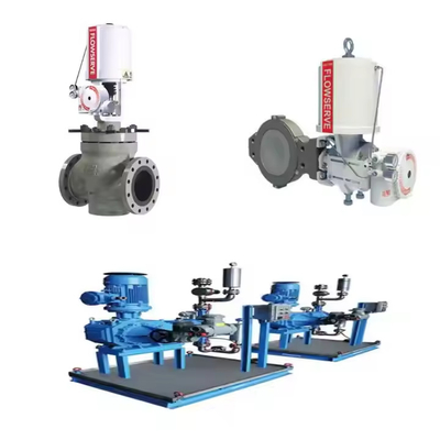 Hochdruckregelventil mit Flowserve Logix 3200MD Digital HART Positionierer und EMERSON ASCO210 2-Wege-Solenoidventil
