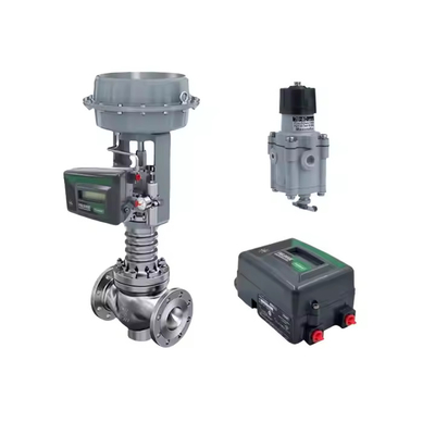 Pneumatisches Diaphragmenregelventil und Fisher DVC2000 mit Filterdruckminderventil