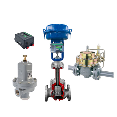 Zulieferer Lager chinesische Ventilteile mit Fisher Ventil Positioner und ASCO 210 Solenoidventil und 78-40 Filter Druckregler