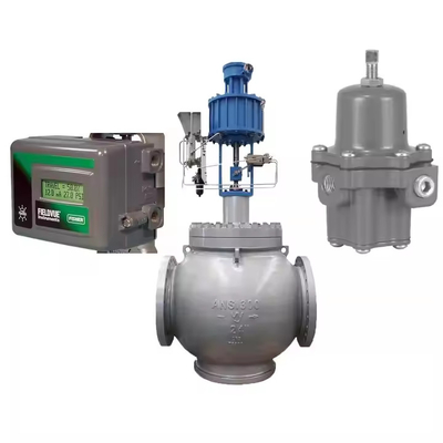 Fisher DVC2000 Ventilpositionierer Druckregler aus Edelstahl mit heimischem DN200-Steuerventil