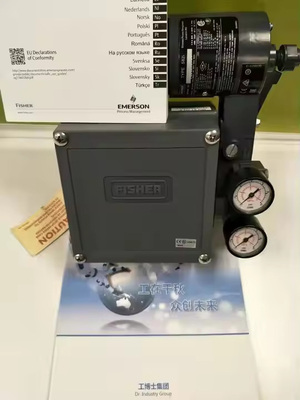 Druckregelventile und Emerson Fisher 3582i elektropneumatische Ventilpositionierer