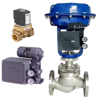 Pneumatisches Steuerventil mit Fisch-Er 3582I und Masoneilan-Regulator und Burkert-Solenoidventil für Kugelventil auf Lager