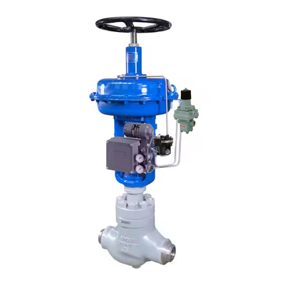 Chinesisches Steuerventil mit Fisher 3582 Ventil Positionierer und Masoneilan78-80s Filter Regulator Rotork YT-300 Volumen Booster