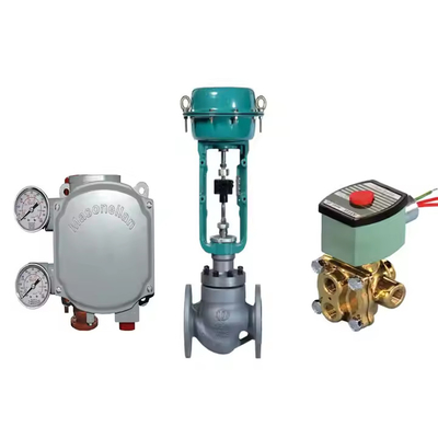 Zulieferer Lager chinesische Ventilteile mit Masoneilan SVI1000 Ventil Positionierer und ASCO 210 Solenoidventil