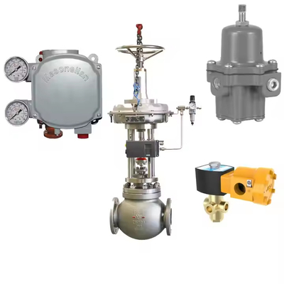 Masoneilan SVi1000 mit Burkert-Solenoidventil und 78-40-Luftfilter-Regulator für Markenkontrollventile in China