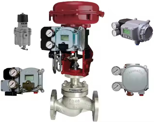 Chinesisches Steuerventil mit Masoneilan SVi1000 Digital Valve Positioner und 78-40 Drucksenkende Ventil