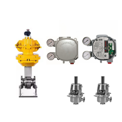 Chinesisches Steuerventil mit Masoneilan SVi1000 Digital Valve Positioner und 78-40 Drucksenkende Ventil