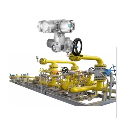 Die Strömungsregelungsventil-Skid ist mit Auma elektrischen Ventil-SQV und SQRV serielle variable Frequenz-Aktoren ausgestattet