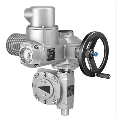 Druck-/Durchflussregelung Skid mit Auma elektrischem Aktor SA/SQ und Mehrdrehgetriebe GK/GST/GHT