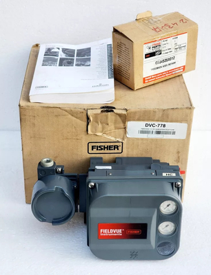 Chinesisches Steuerventil mit Fisher DVC6200 DVC2000 DVC7k DVC510si intelligenten Ventilpositionierer und ASCO-Solenoidventil ausgestattet