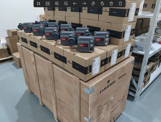 Stock Emerson Fisher Pneumatisches Steuerventil hohe Qualität DVC7K DVC6200 DVC2000 DIGITAL HART VALVE POSITIONER mit gutem Preis