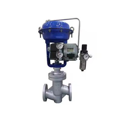 DN250 Pneumatische Steuerventile mit SVI2-21123121 Masoneilan Digital Valve Positioner und 78-40 Filter Regulator