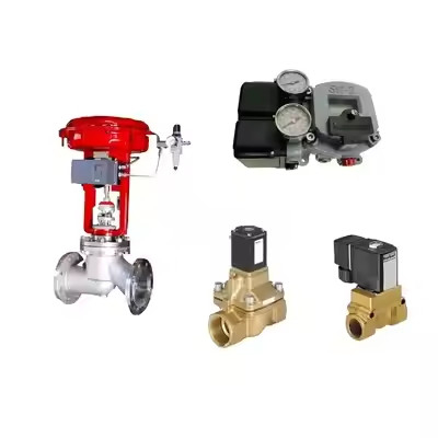 Das berühmte pneumatische Steuerventil Chinas mit Masoneilan SVI2-21123121 Positioner und Burkert 5404 Solenoioidventil