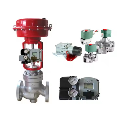 Chinesisches Ventil Advanced Edelstahl-Kohlenstoff-Oberkörper-Steuerventil mit Masoneilan SVI2 Ventilpositionierer