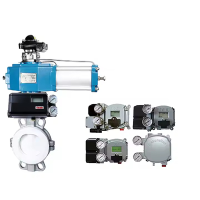 Chinesische Marke Butterfly Ein-Ausventil mit Masoneilan SVI2-21113111 und TS700 Korea Valve Positioner Hersteller Tissin