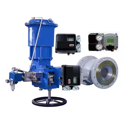 Chinesische Marke Butterfly Ein-Ausventil mit Masoneilan SVI2-21113111 und TS700 Korea Valve Positioner Hersteller Tissin