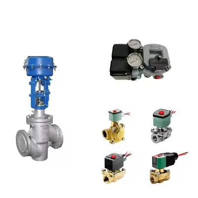 Chinesisches Pneumatisches Steuerventil mit Masoneilan SVI2-21123121 Ventilpositionierer und ASCO Solenoidventil Lager Lieferant