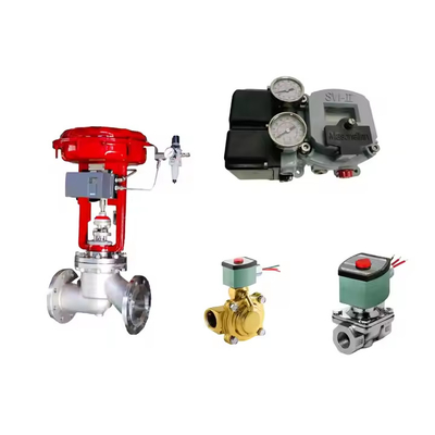 Chinas berühmtes Wuzhong Pneumatisches Steuerventil mit Masoneilan Svi2 Ap-21113111 Positionierer und ASCO Solenoidventil