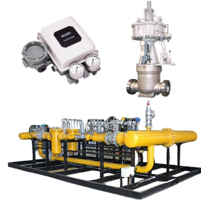 Durchflusssteuerventil Schieben und KOSO 400H Steuerventil 5200LA/6100LA Pneumatischer Aktor EP800 Positionierer CL420/CL523 Sperrventil