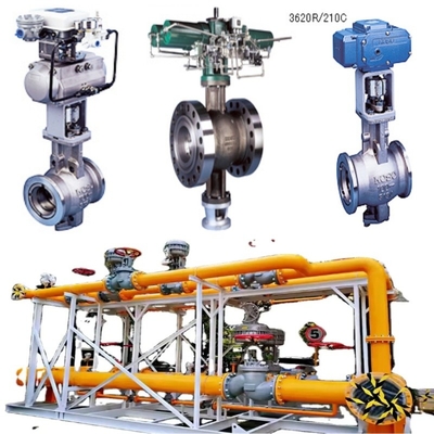 Druck- und Durchflusssteuerung Skid Cloths und KOSO-Ventil mit 3620R/3500R/3500L/3600R/3600L/3620R/3620L Solid State Electronic Actuators