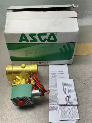 ASCO 3/8 2/2 Wege Positioner Magnetventil Messing und Edelstahlkörper