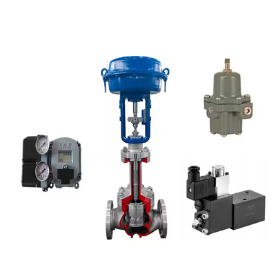 Masoneilan SVI2 Ventilpositionierer und Porzellanventil für Durchflussregelventile