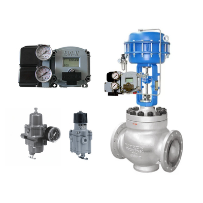 Masoneilan SVI2 Ventilpositionierer und Porzellanventil für Durchflussregelventile